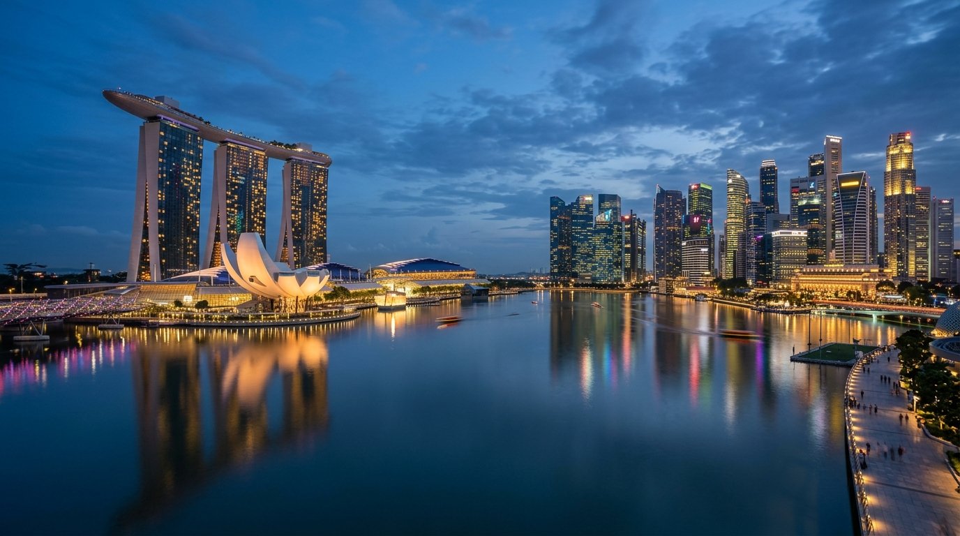 Singapore skyline international property market